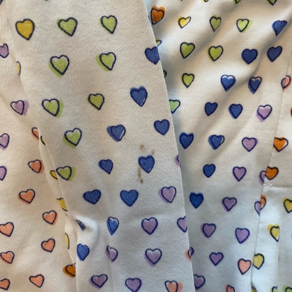 Roller Rabbit rainbow hearts 4T Kids Pajamas - Picture 3 of 3
